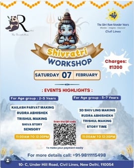 The Shri Ram Wonder Years-Shivratri Workshop