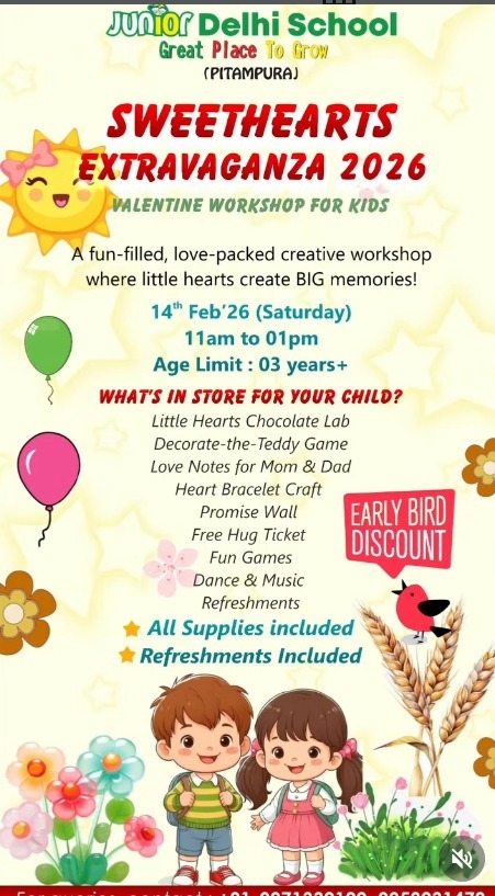 Junior Delhi school-Sweethearts Extravaganza 2026