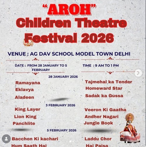 UDAAN-Theatre art and child development-Children Theatre Festival 2026