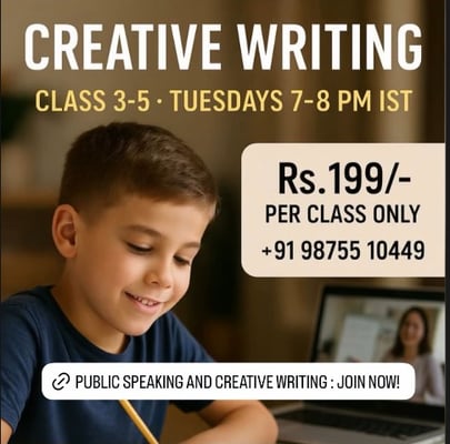 Shivaz Tuitions-Creative Writing classes
