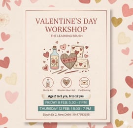 The Learning Brush-Valentines Day workshop