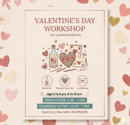 The Learning Brush-Valentines Day workshop