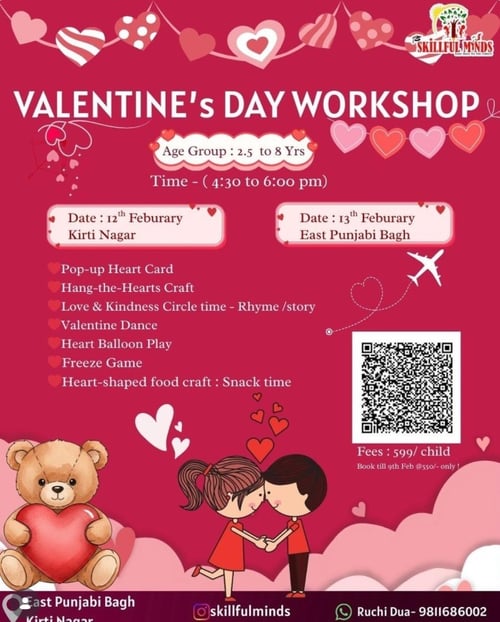 Skillful minds-Valentines Day Workshop