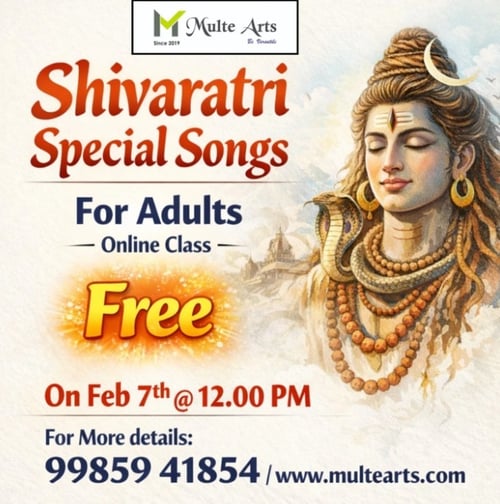 MulteArts-Shivaratri Special Online Singing Session