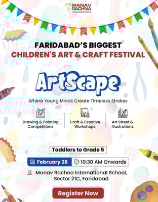 Manav Rachna International School-Children Art and  Craft Festival