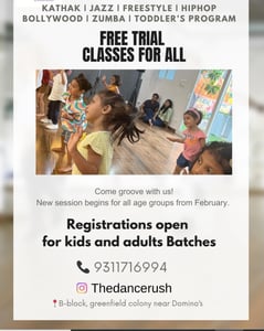 The Dance Rush Studio-New session Admission Open