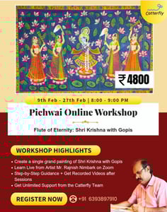 Catterfly Art and Culture-Pichwai Online Workshops