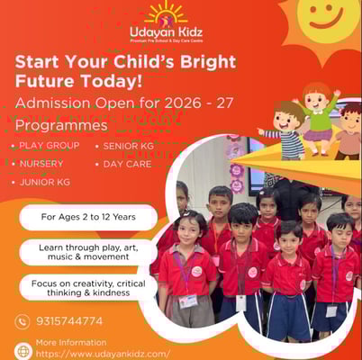 Udayan Kidz-Admissions Open 2026-27