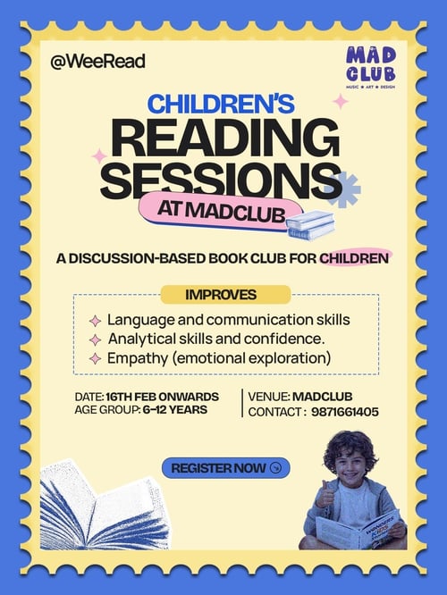 WeeRead Children's Book Club-Children Reading Sessions