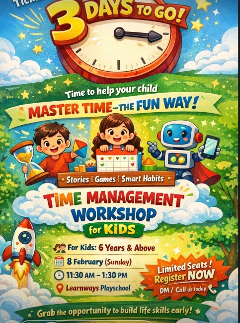Learn Ways Play School-Time Management Workshop