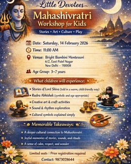 The Bright Bambini-Mahashivratri Workshop