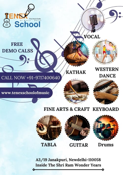 Tenex School Of Music-Free Demo Music and Dance Classes