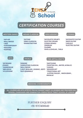 Tenex School Of Music-Certification Courses