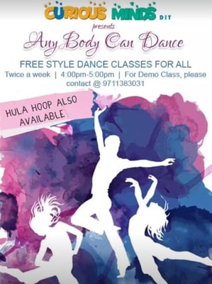Curious Minds DIY-Freestyle Dance Classes
