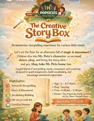 The Popsicles Early Learning Centre-The Creative Story Box Storytelling sessions
