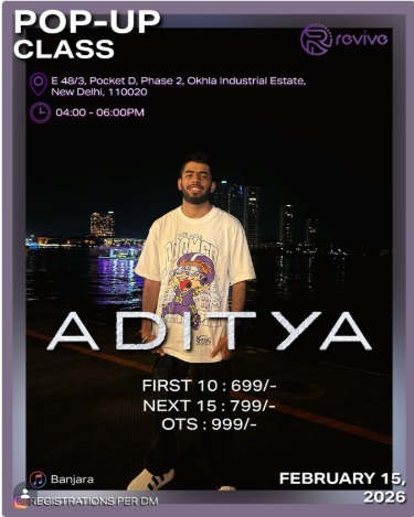 Revive-Pop-Up Choreography Class