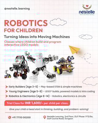 Nestelle Learning Centre-Robotics Programs for Kids