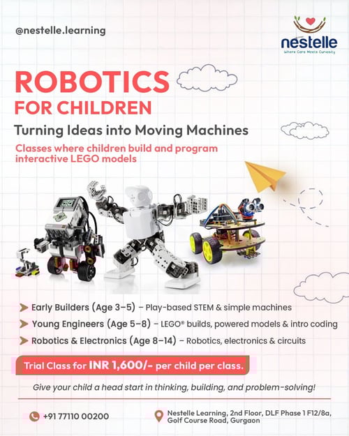 Nestelle Learning Centre-Robotics Programs for Kids