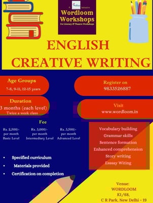 Wordloon Workshops-English Creative Writing