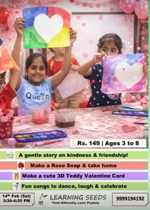 Learning Seeds-Valentines Day Workshop for Kids