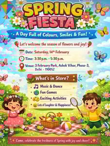 Learn Ways Play School-Spring Fiesta