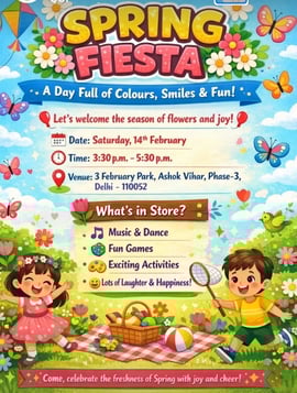 Learn Ways Play School-Spring Fiesta