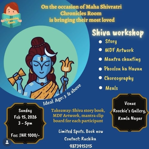 Chronicles Room-Maha Shivratri Workshop