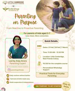 Little Cambridge-Parenting on Purpose Workshop