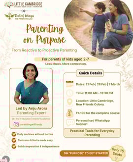 Little Cambridge-Parenting on Purpose Workshop