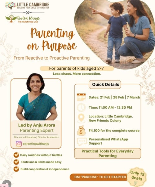Little Cambridge-Parenting on Purpose Workshop