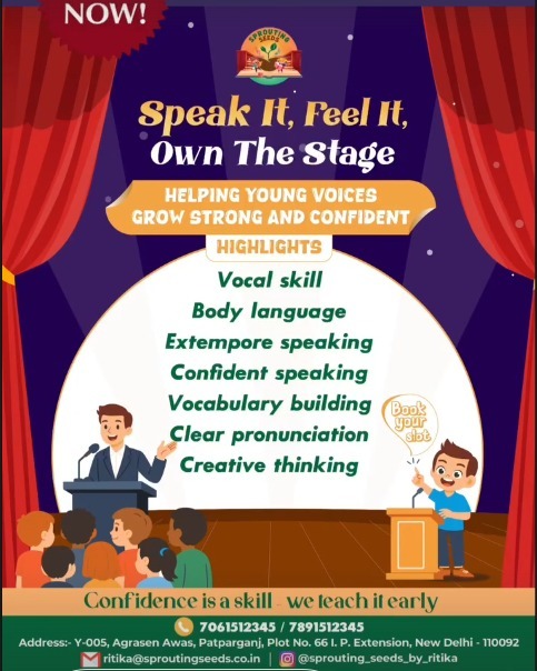Sprouting Seeds by Ritika-Public Speaking Classes