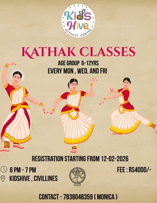 Kids Hive-Kathak Dance Classes