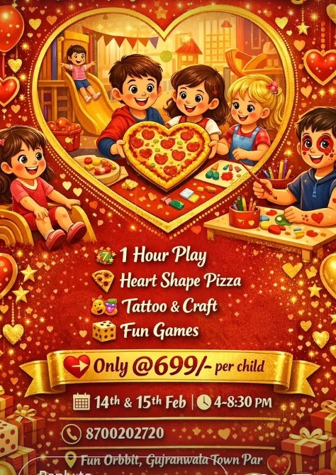 Purple Kidz-Valentines Day Special Pizza Making Session