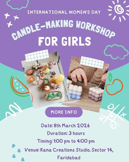 Kana Creations-Womens Day Special Candle Making Workshop