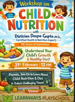 Learn Ways Play School-Child Nutrition Workshop