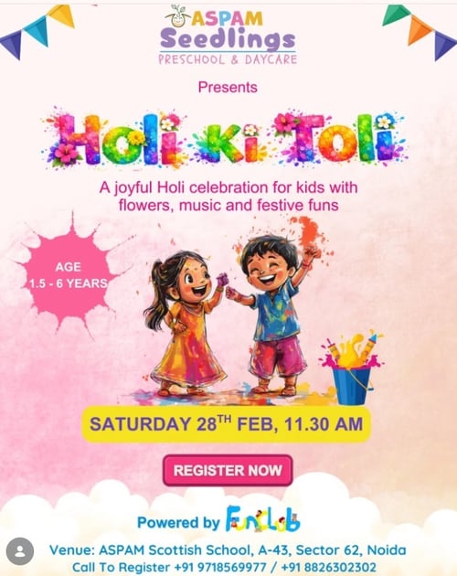 ASPAM Seedlings-Holi Celebration 2026