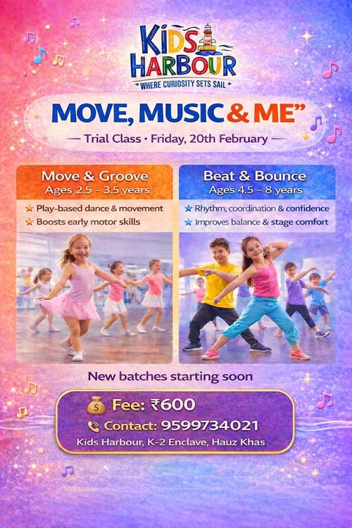 Kids Harbour-Move Music and Me program