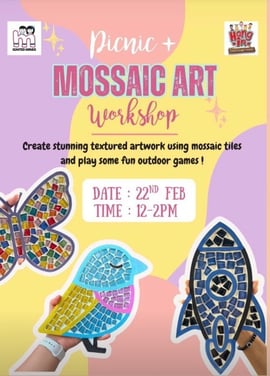 Hangin-Picnic Mosaic Art Workshop