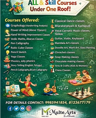 MulteArts-All Skill Courses Under One Roof