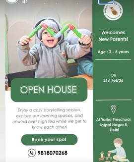 Yatha Preschool and Day Care-Open House Storytelling Session