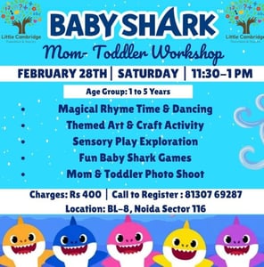 Little Cambridge-Baby Shark Mom and Toddler Workshop