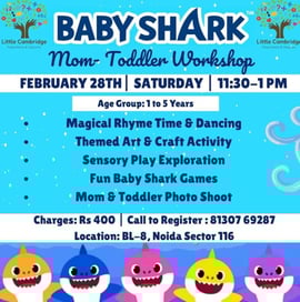 Little Cambridge-Baby Shark Mom and Toddler Workshop