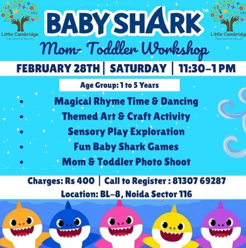 Little Cambridge-Baby Shark Mom and Toddler Workshop