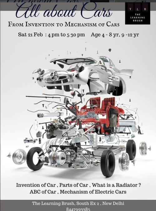 The Learning Brush-All About Cars Workshop