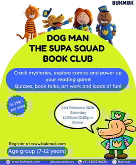 BUKMUK Library-Dog Man The Supa Squad Book Club