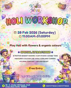 Kids Hive-Holi Workshop 2026