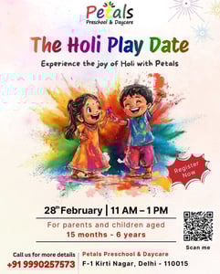 Petals Play School-The Holi Play Date