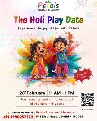 Petals Play School-The Holi Play Date