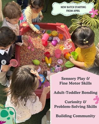 Little Pearls Play School-Sprouts and Sprinkles Sensory Play