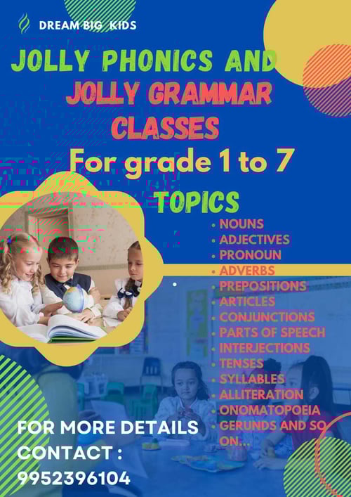 Dream big kids-Jolly Phonics and Jolly Grammar Classes